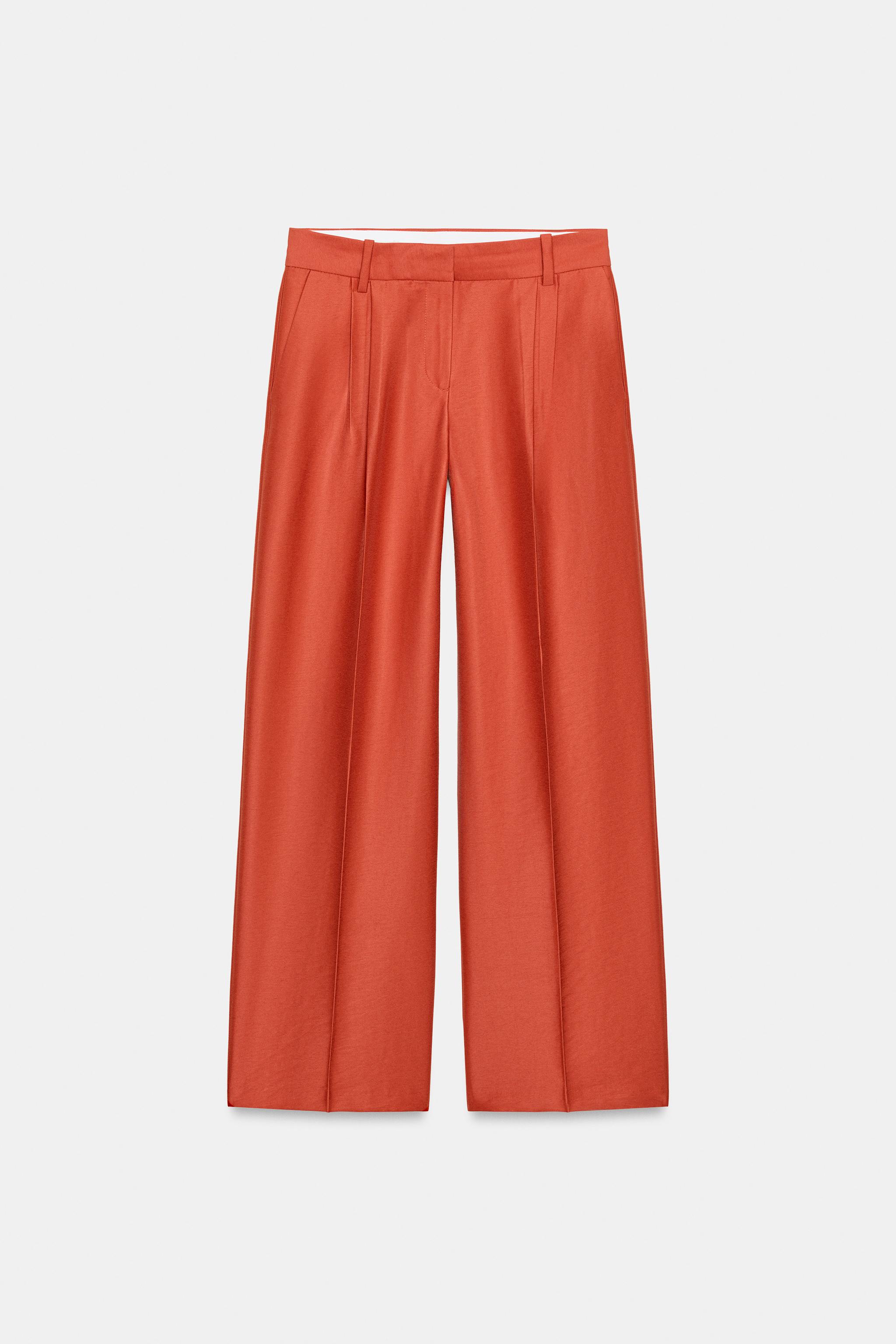 PANTALON DROIT À PINCES